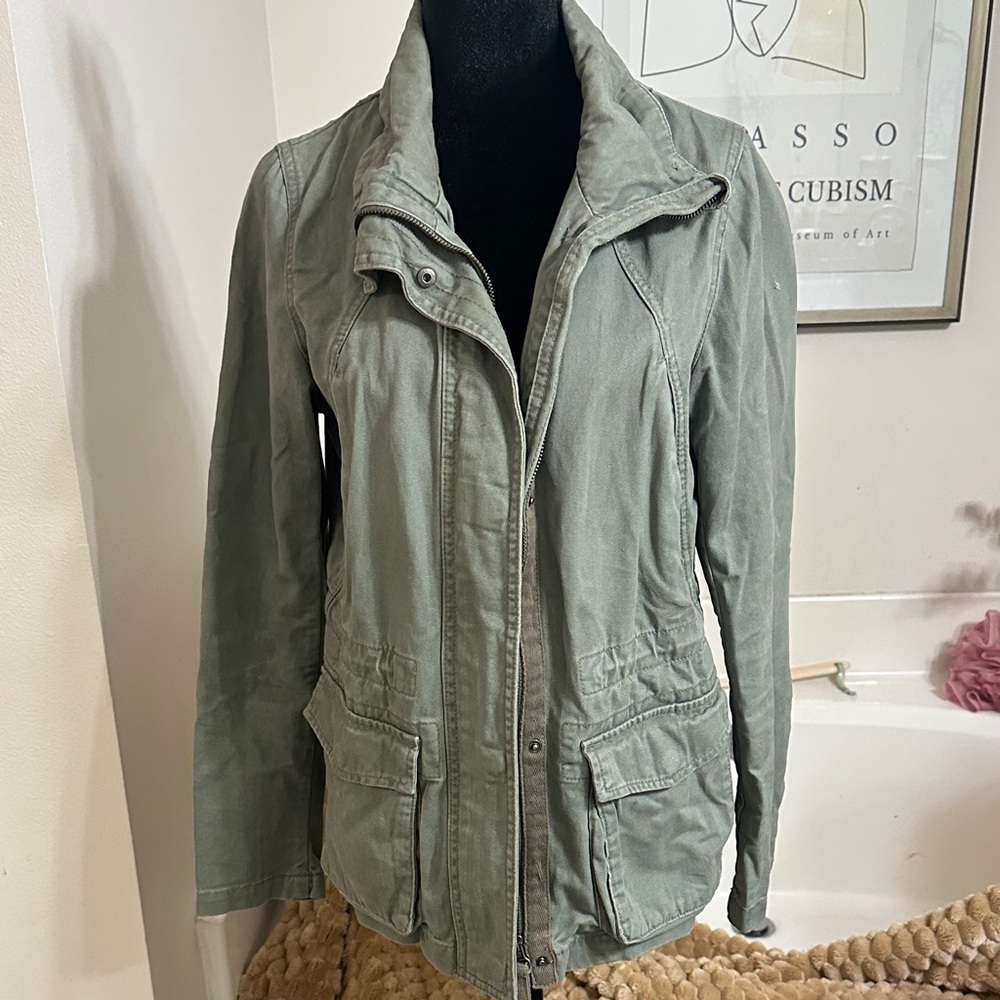 Vintage H&M Olive Utility Jacket for Women